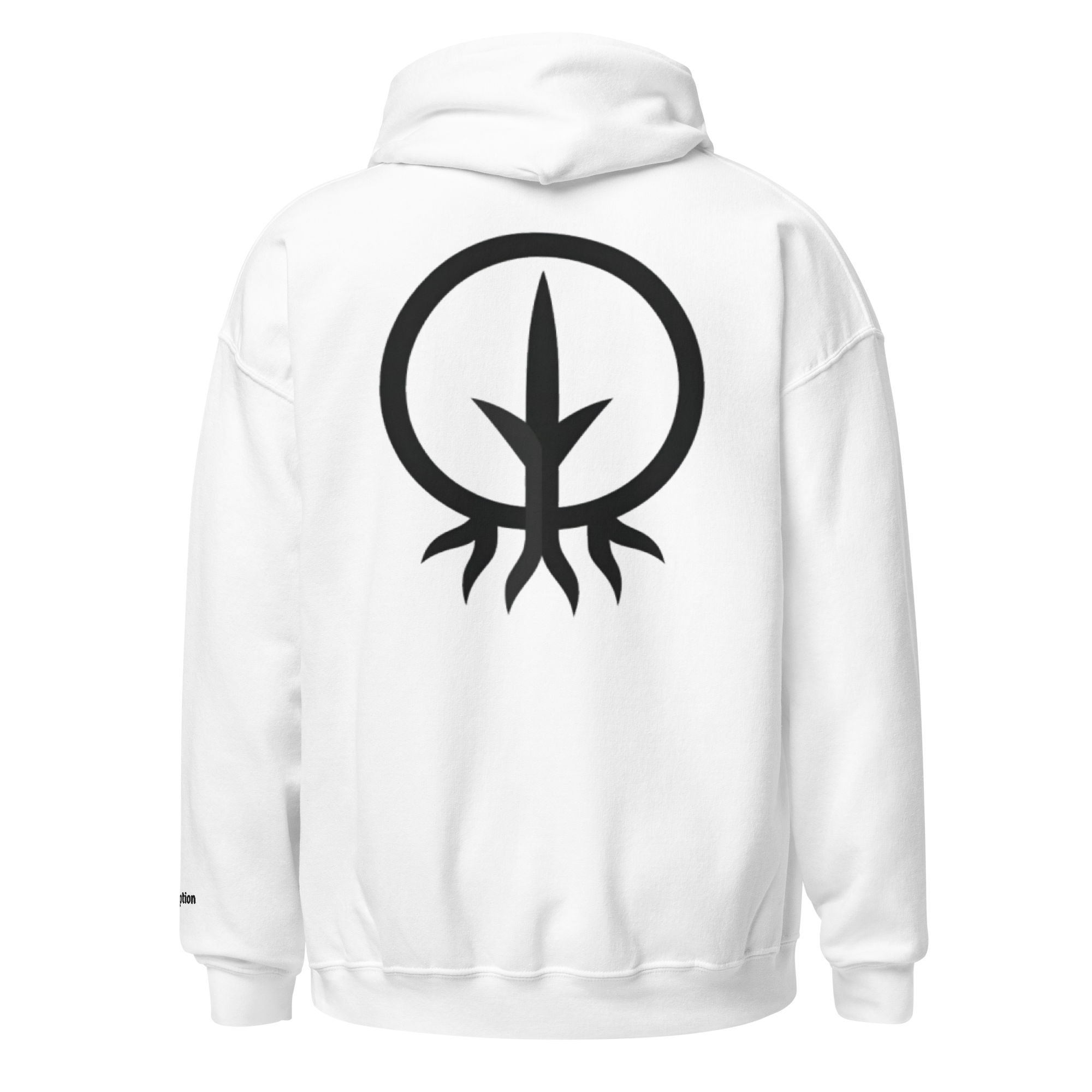 Corruption White Hoodie Back