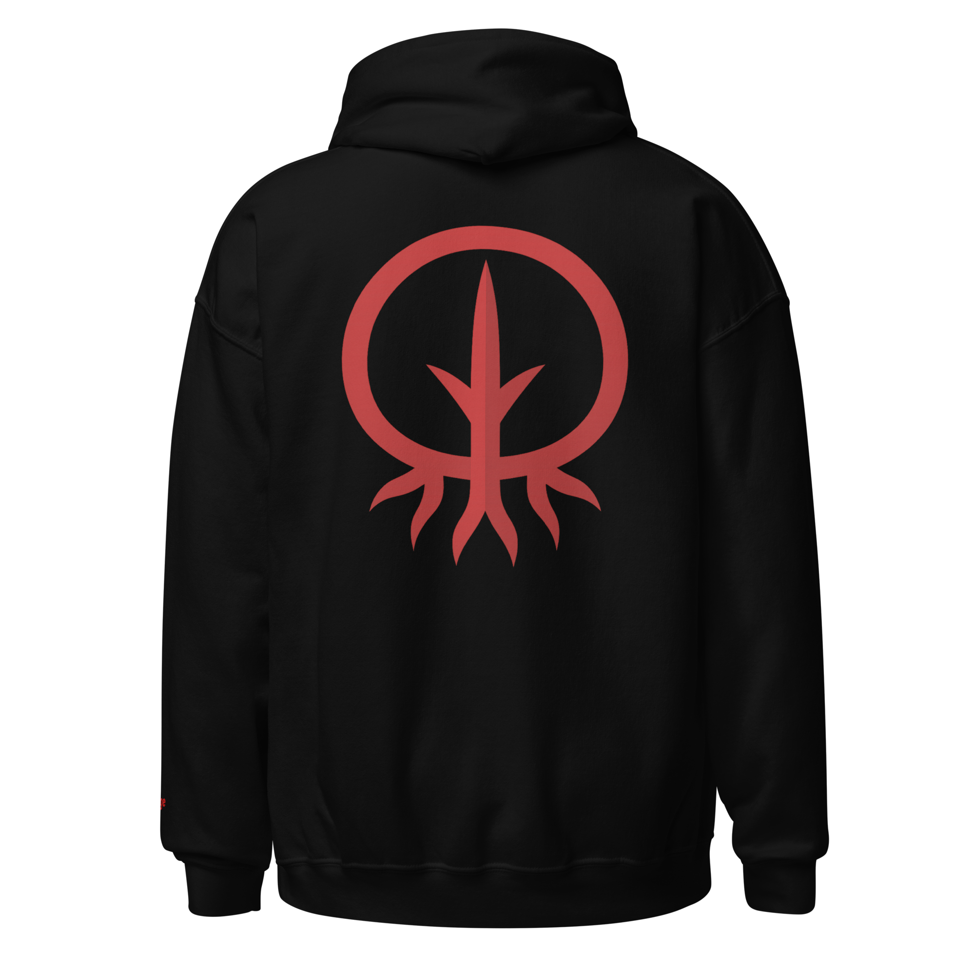 Rage Hoodie Black Back
